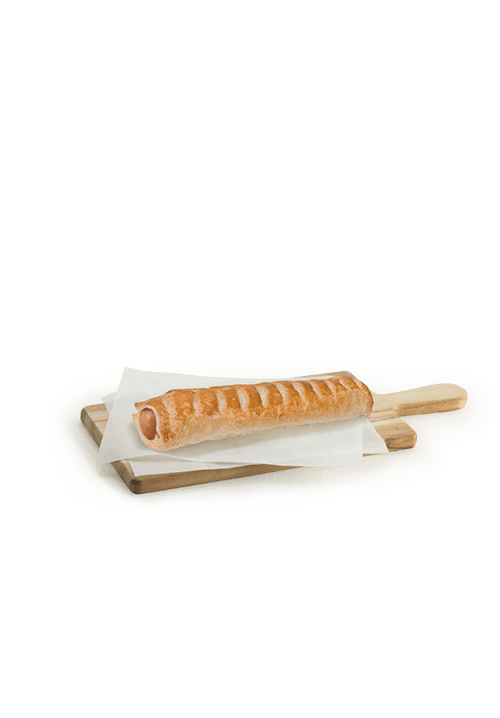 Χειροποίητη λουκανικόπιτα με γέμιση τυριών & σάλτσα