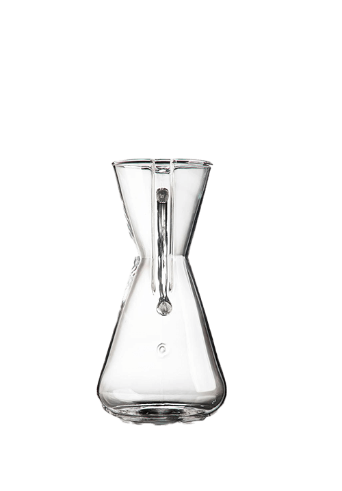 Γυάλινη Καφετιέρα Chemex με Χερούλι (3 κούπες)