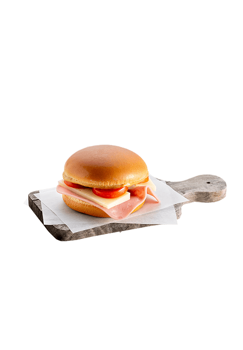 Mini brioche με χοιρινή ωμοπλάτη και γραβιέρα