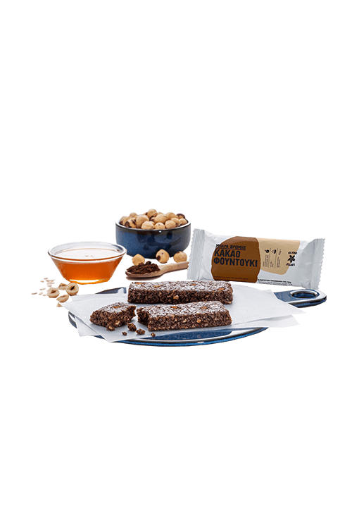 Μπάρα βρώμης με κακάο και φουντούκι 60γρ