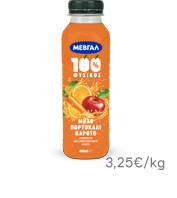 Fruit drink Apple - Orange - Carrot MEVGAL 400ml