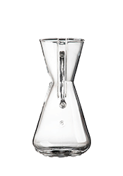 Γυάλινη Καφετιέρα Chemex με Χερούλι (3 κούπες)