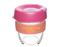 Glass Keep Cup Salmon 8οz