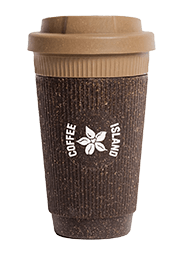 Reusable Cup made of coffee 12oz