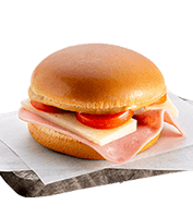 Mini brioche with pork shoulder and gruyere