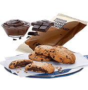 Cookies stuffed with praline