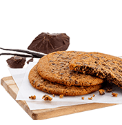Vanilla soft cookie with bitter chocolate pieces