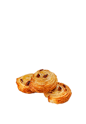 Στρογγυλό κρουασανάκι με σταφίδα